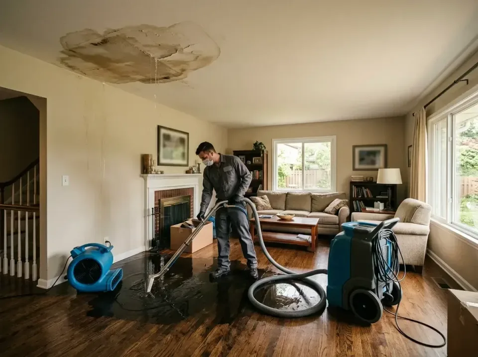 attic-pipe-burst-ceiling-drip-008 — frequently asked questions, Water Damage Restoration & Carpet Care in St. Ignace, MI